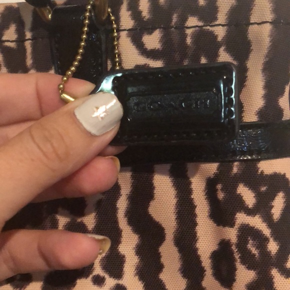 Coach Animal Print Tote - Picture 3 of 10